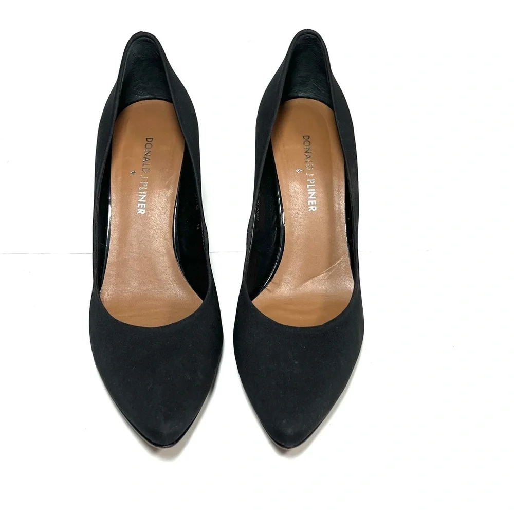 Donald J Pliner Pumps Womens Size 8‎ N Pointed Toe Back Fabric Ombre Heel
